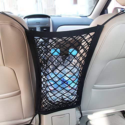 Whether youre travelling with a pet kids or luggage the MICTUNING Universal Car Seat Storage MeshOrganizer has you covered