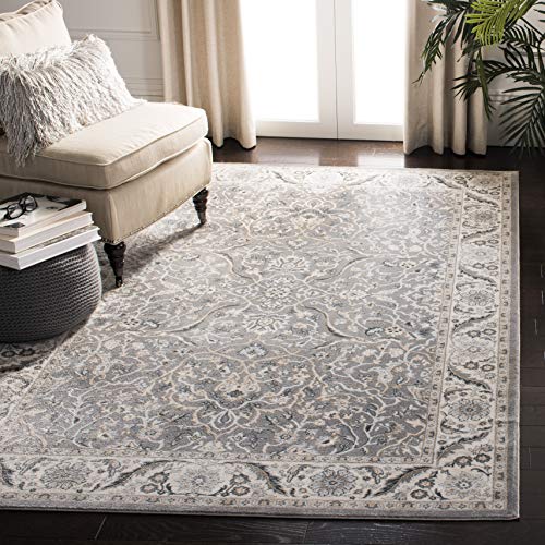 SAFAVIEH Isabella Collection 2392 x 439 Light GreyCream ISA912F Oriental NonShedding Entryway Living Room Foyer Bedroom Kitchen Accent Rug