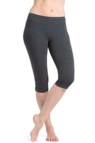 Womens Ecofabric 16 Fitness Running Athletic Yoga Capri Pants by Fishers Finery