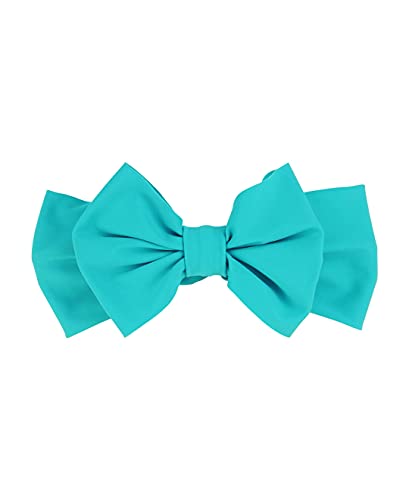 RuffleButts Girls Aqua Swim Bow Headband  One Size