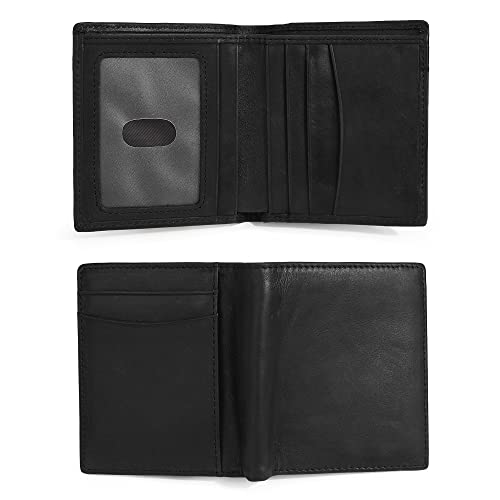 UTO Womens Wallet RFID Blocking PU Leather Bifold Snap Card Holder Money Coins Organizer Purse