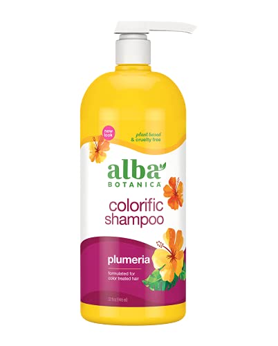 Alba Botanica Colorific Shampoo Plumeria 12 Oz