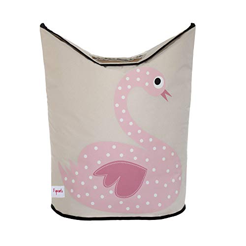 3 Sprouts Baby Laundry Hamper Storage Basket Organizer Bin for Nursery Clothes Deer