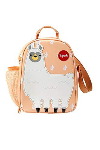 3 Sprouts Insulated Lunch Bag for Kids  Reusable Tote with Shoulder Strap Handle and Pockets Deer