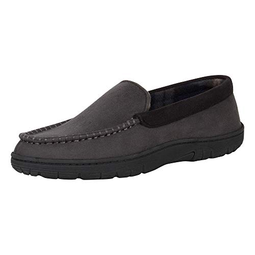 Hanes Men39s Textured Moccasin Slipper