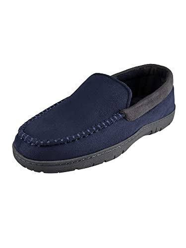 Hanes Men39s Textured Moccasin Slipper