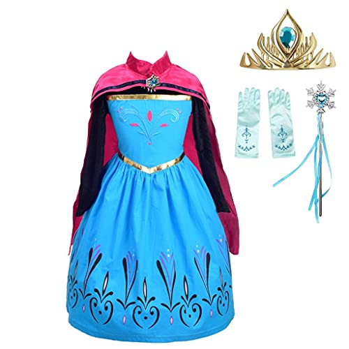 Dressy Daisy Girls Ice Princess Coronation Dress Up Costume Halloween Christmas Party Outfit Size 210