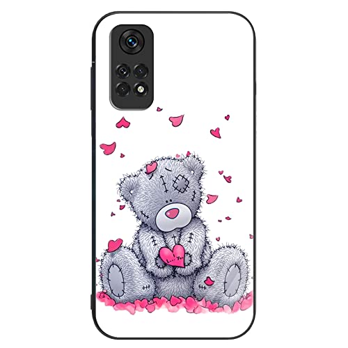 ALILANG Case for XiaoMi RedMi Note 11 4G Case Slim Hard PC Back Cover TPU Bumper Scratch Dustproof Shockproof Protective Cover for Phone RedMi Note 11 CaseBear