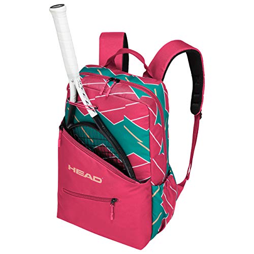 HEAD Women39s Backpack PinkGreen Unisex Adult Racket Bag One Size