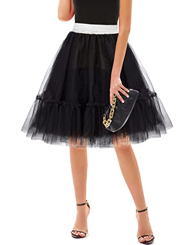 GRACE KARIN Women Petticoat Skirts 50s Tutu Crinoline Underskirt for Rockabilly Dress SXXL