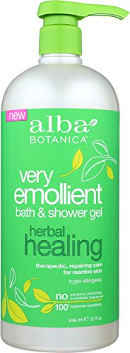 Alba Botanica Very Emollient Bath and Shower Gel Coconut Rescue 32 Ounce