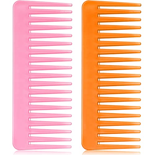 Large Hair Detangling Comb Wide Tooth Comb for Curly Hair Wet Dry Hair No Handle Detangler Comb Styling Shampoo Comb Black