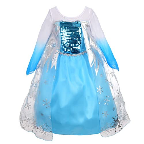 Dressy Daisy Girls39 Ice Princess Dress Costume Birthday Halloween Christmas Fancy Party Outfit Size 212