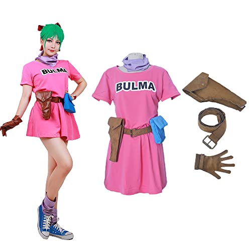 Bulma Dress for Women Cosplay Costume miccostumes