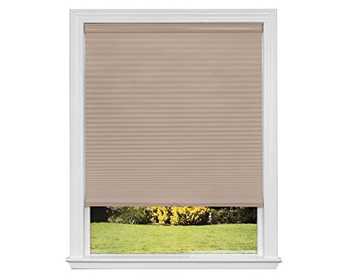 Artisan Select No Tools Custom Cordless Cellular Blackout Shades Khaki 63 34 in x 72 in