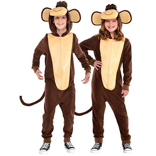 Child Monkey Zipster Costume  Medium 810  1 Pc