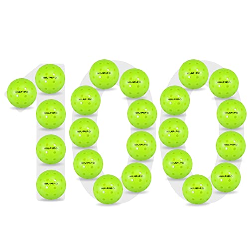 niupipo Pickleball BallsPickleball Net Outdoor Pickleball Balls USAPA Approved Pickle BallsPortable Pickle Ball nets for Tournament High Elasticity  Durable 3612100 Pickleball Balls Pack