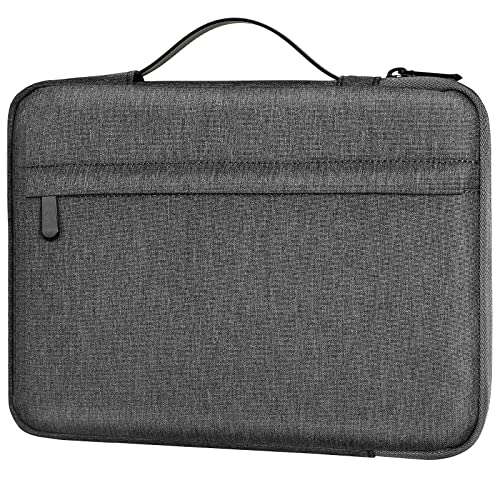 TiMOVO 911 Inch Tablet Sleeve Carrying Case with Handle Fits iPad 10th Gen 109 2022 iPad 102 iPad Air 54 109 iPad Pro 11 20222018 Galaxy Tab A8 105S8 11 Smart Keyboard Black  Grey