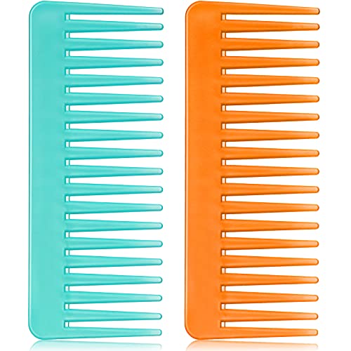 Large Hair Detangling Comb Wide Tooth Comb for Curly Hair Wet Dry Hair No Handle Detangler Comb Styling Shampoo Comb Black