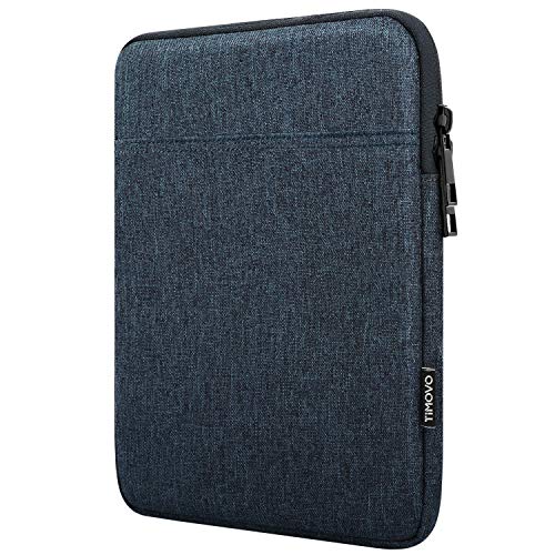 TiMOVO 89 Inch Tablet Sleeve Case for iPad Mini 6 iPad Mini 54321 Galaxy Tab A7 Lite 87Tab A 80Tab A 84 Fire HD 8  8 Plus 2020 Portable Protective Bag with PocketsBlue