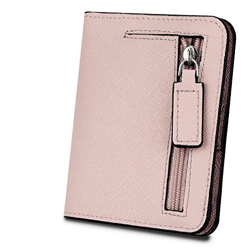 UTO Womens Wallet RFID Blocking PU Leather Bifold Snap Card Holder Money Coins Organizer Purse