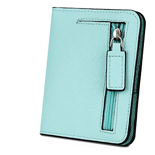 UTO Womens Wallet RFID Blocking PU Leather Bifold Snap Card Holder Money Coins Organizer Purse