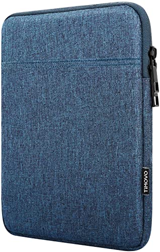 TiMOVO 89 Inch Tablet Sleeve Case for iPad Mini 6 iPad Mini 54321 Galaxy Tab A7 Lite 87Tab A 80Tab A 84 Fire HD 8  8 Plus 2020 Portable Protective Bag with PocketsBlue