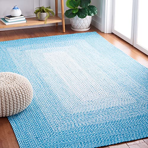 SAFAVIEH Braided Collection 539 x 839 Oval BRA220F Handmade Farmhouse Entryway Foyer Living Room Bedroom Kitchen Area Rug